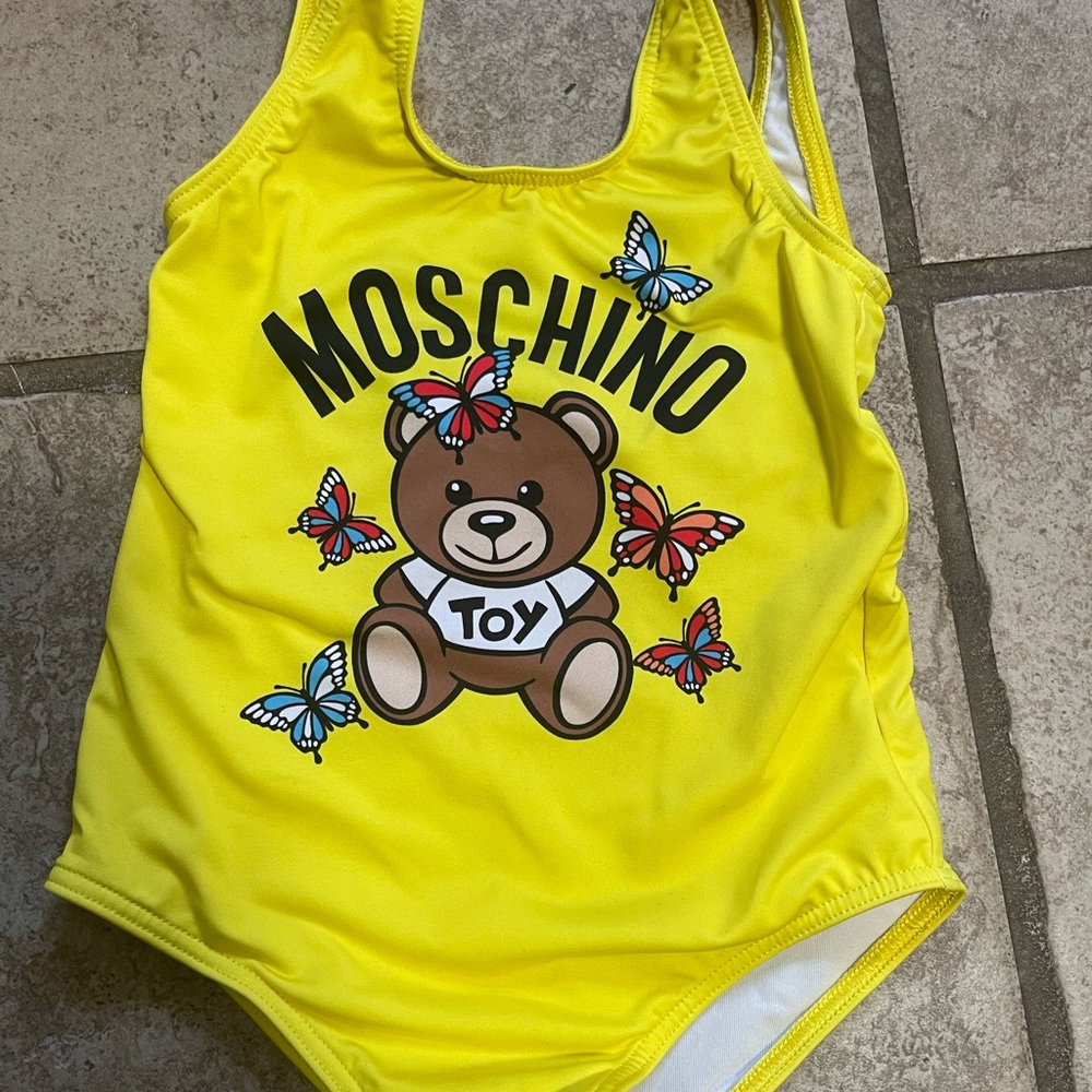 Moschino baby bathing suit colorful